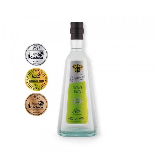 CACHACA COMPANHEIRA PRATA 670 ML