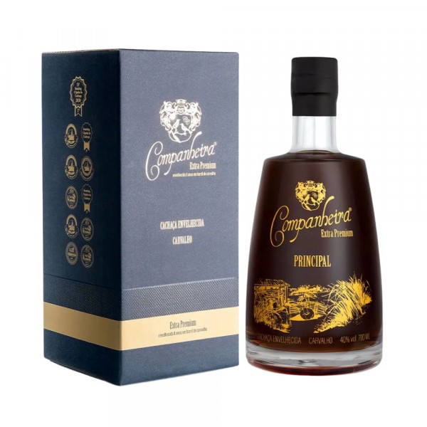 CACHACA COMPANHEIRA PRINCIPAL EXTRA PREMIUM 8 ANOS 700 ML