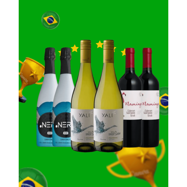 KIT COPA DOS VINHOS SECOS 