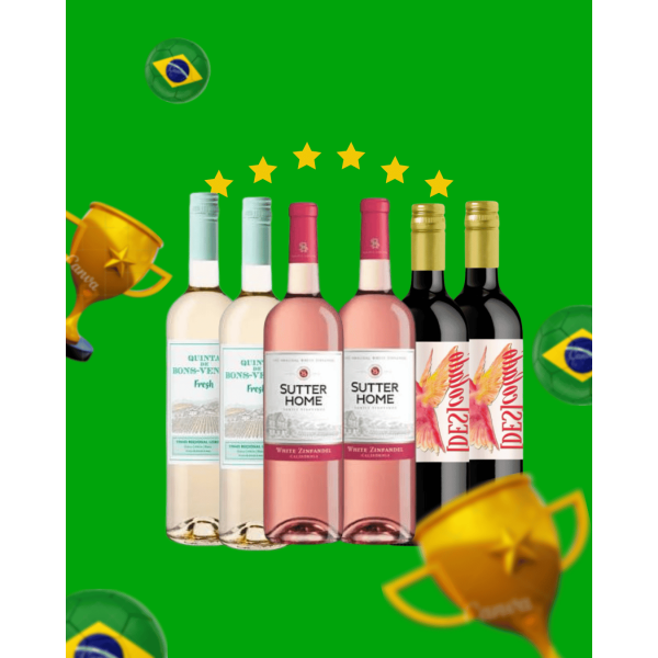 KIT COPA DOS VINHOS SUAVES KIT COPA DOS VINHOS SUAVES