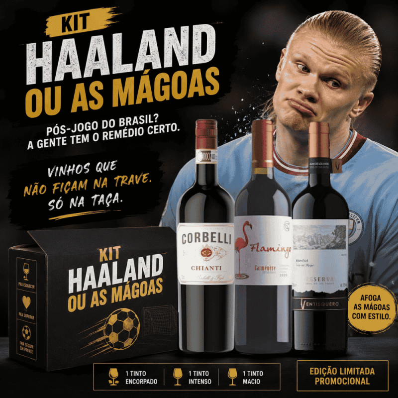 Kit Chora Não, Bebe Vinho Kit Chora Não, Bebe Vinho