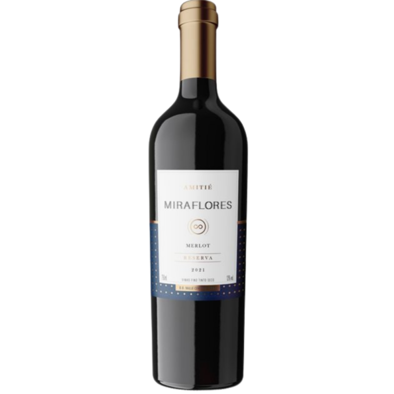 Vinho Tinto Amitie Miraflores Reserva Merlot 750ml